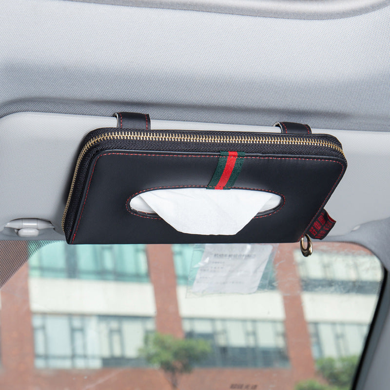 Whims™ Sun Visor Seat Back Hanging Car Interior Tissue Box Cover