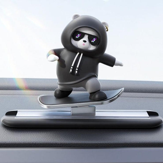 Whims™ Car Skateboard Sliding Bear Decor